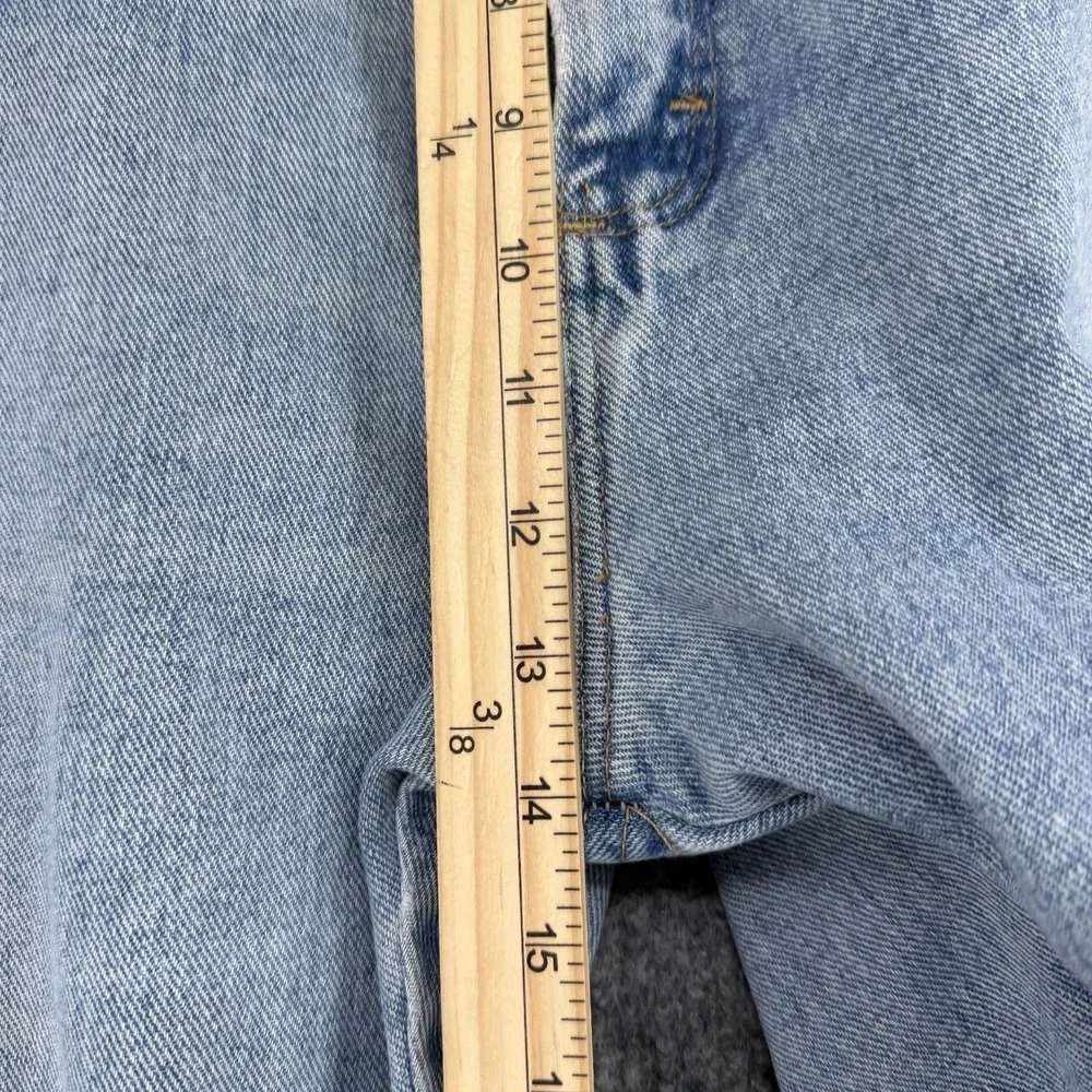 Wrangler Vintage Light Wash Jeans Distressed Workwear Grunge 40x33 Mens